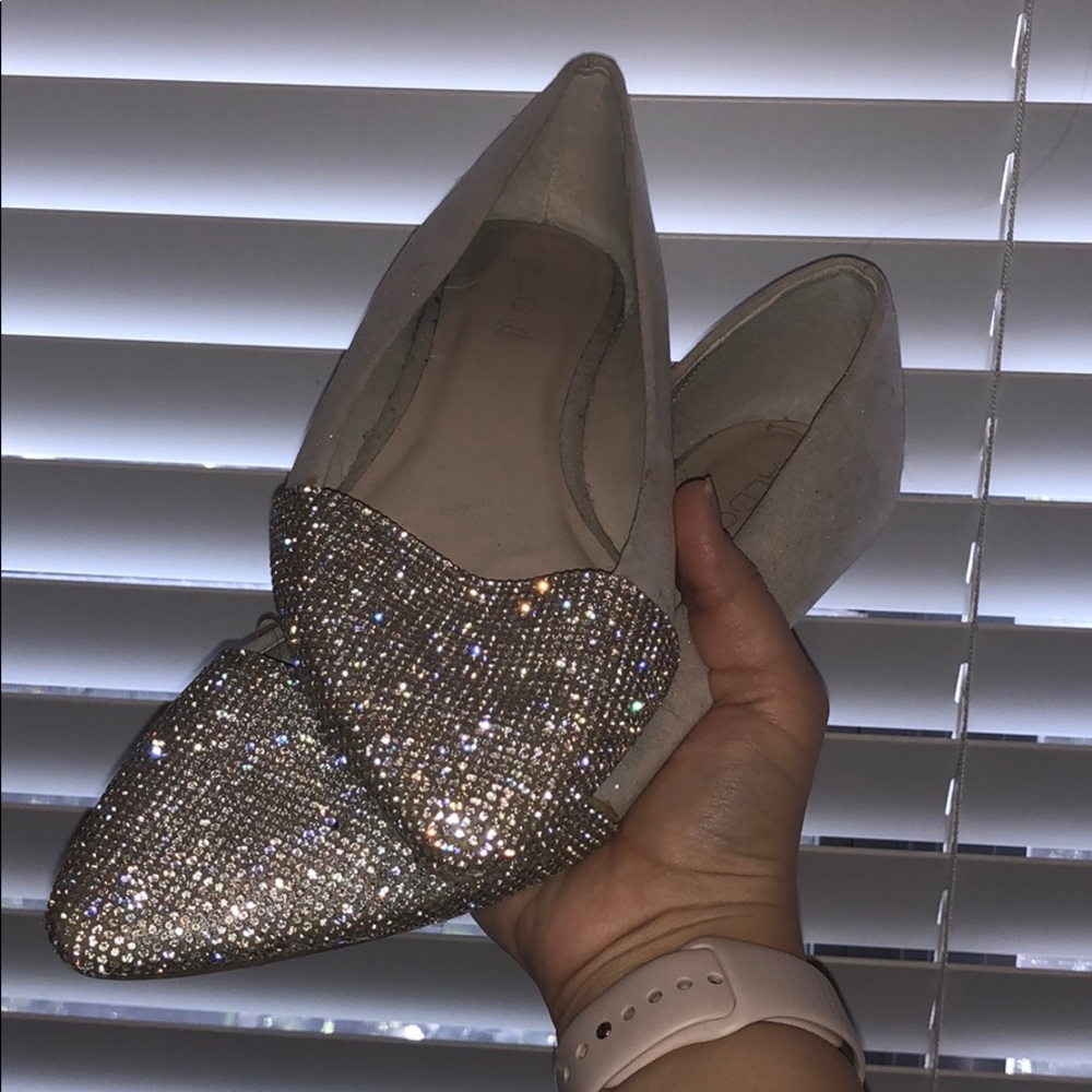 Sparkly Aldo Ballet Flats
